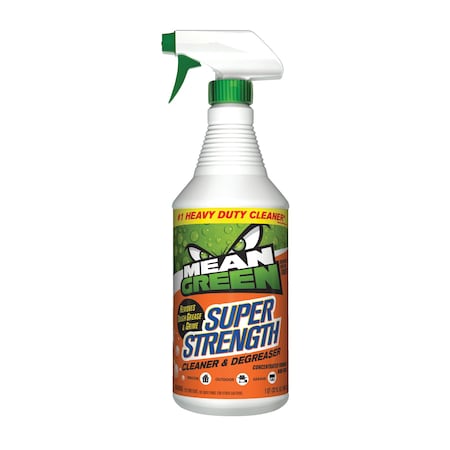 Mean Green Degreaser, 32 oz Trigger Spray Bottle, Liquid 932